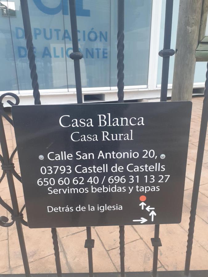Casa Blanca Bed and Breakfast Castell De Castells Εξωτερικό φωτογραφία